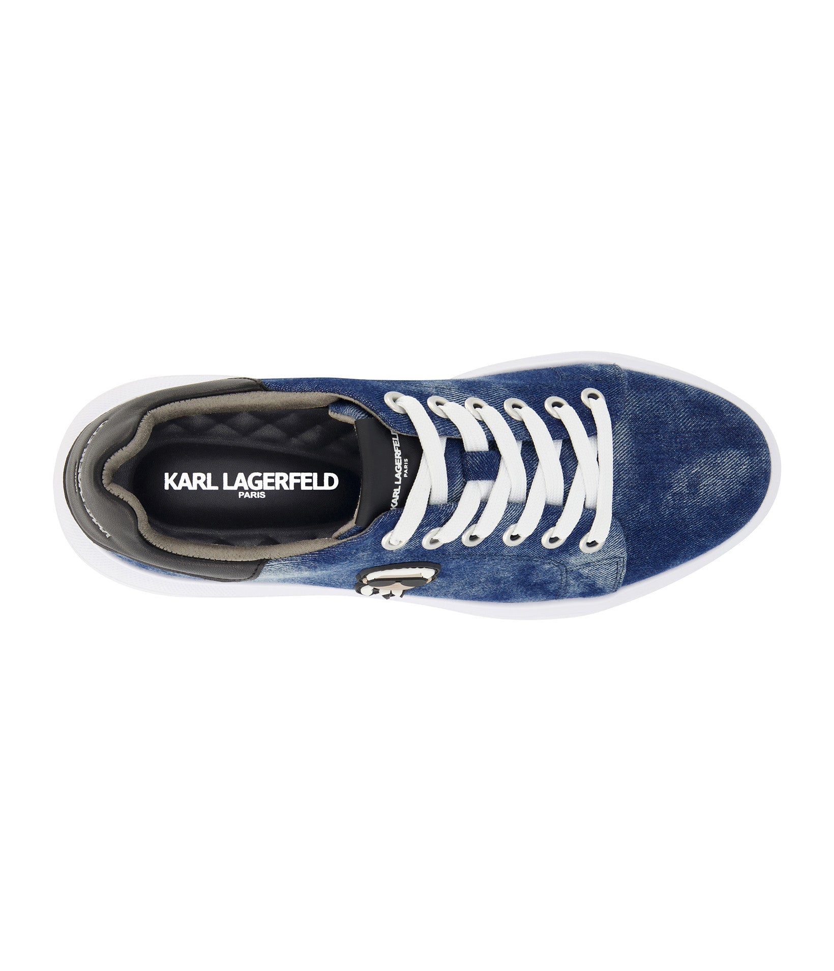 DENIM KARL HEAD SNEAKER