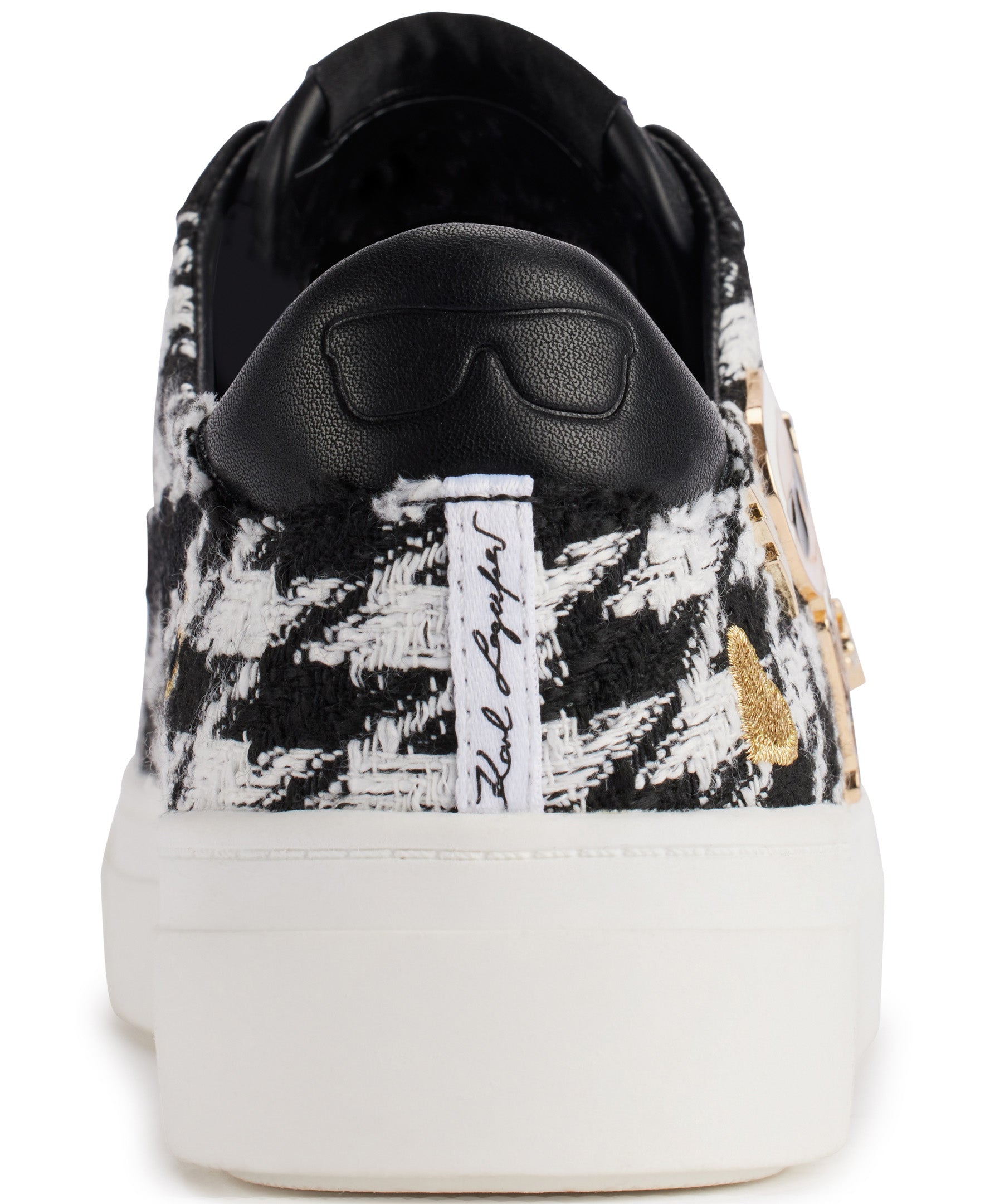 CATE PINS HOUNDSTOOTH LACE UP SNEAKER