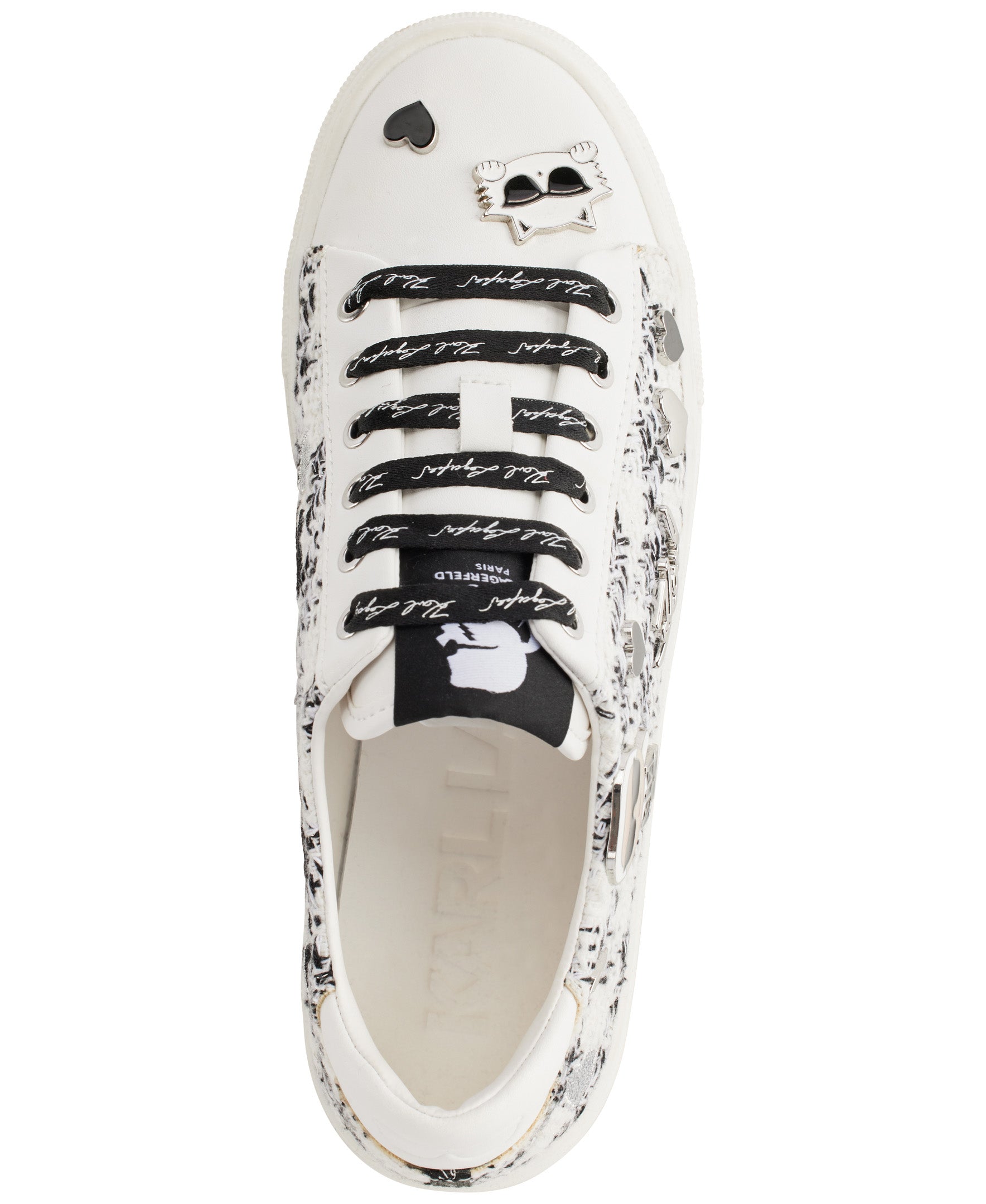 CATE PINS PLAID LACE UP SNEAKER