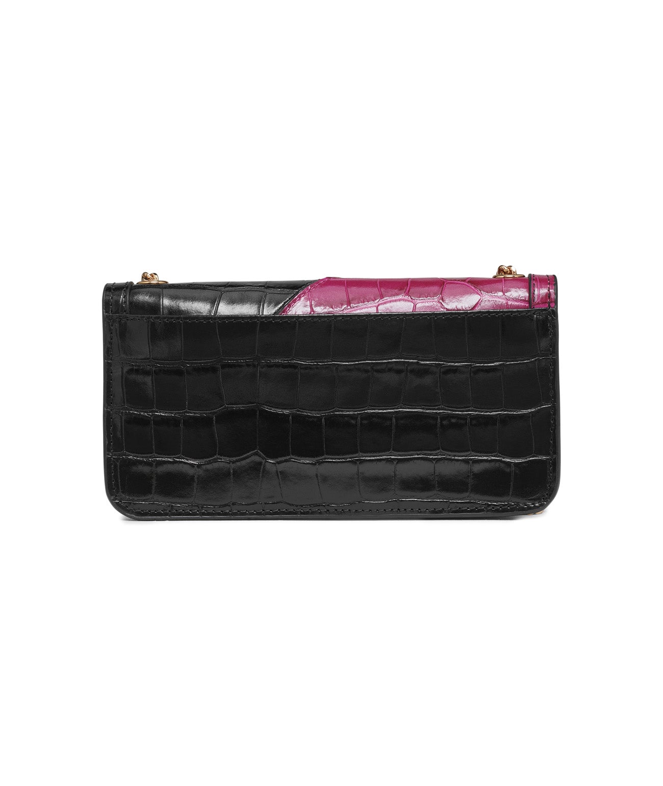 KOSETTE CROC WALLET ON CHAIN BAG