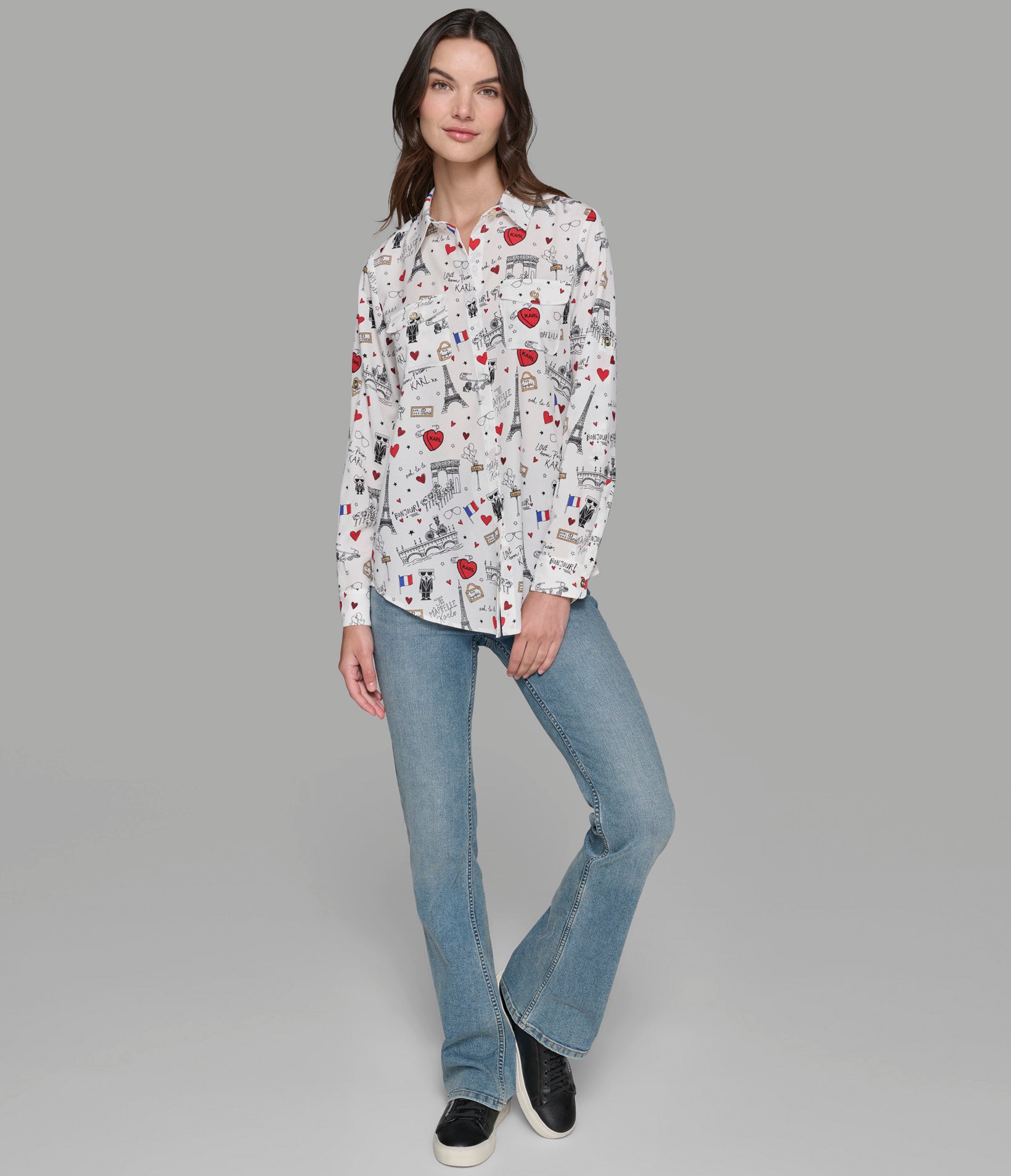 PARIS WHIMSY BLOUSE