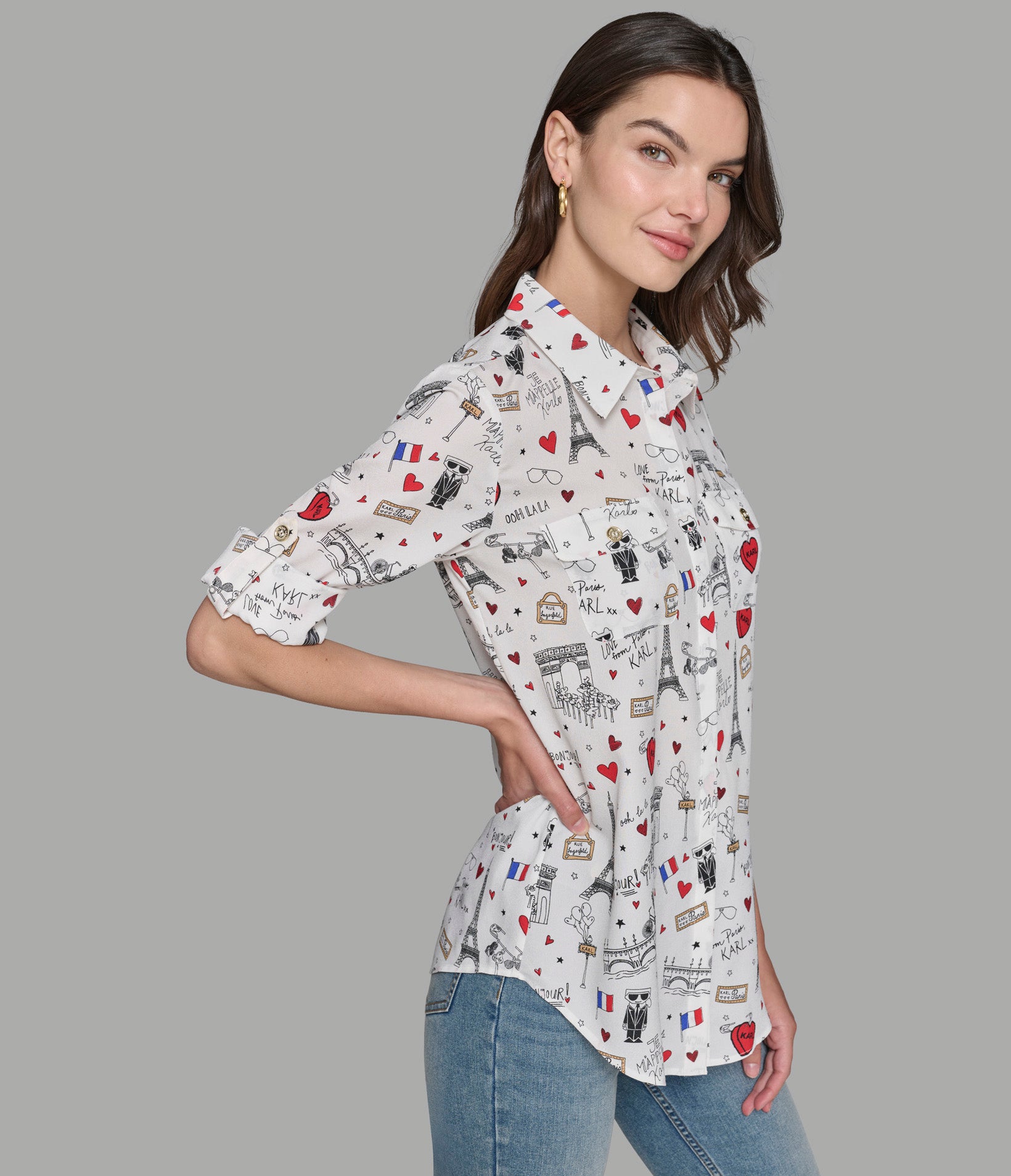 PARIS WHIMSY BLOUSE