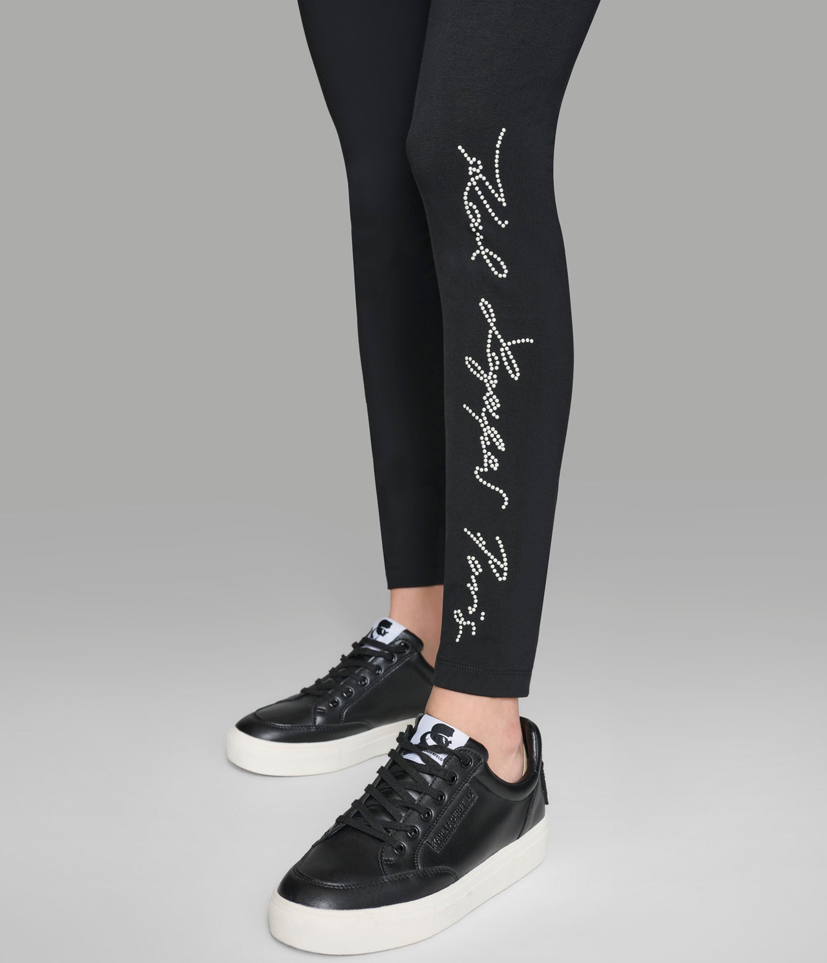 KLP SCRIPT BLACK LEGGING