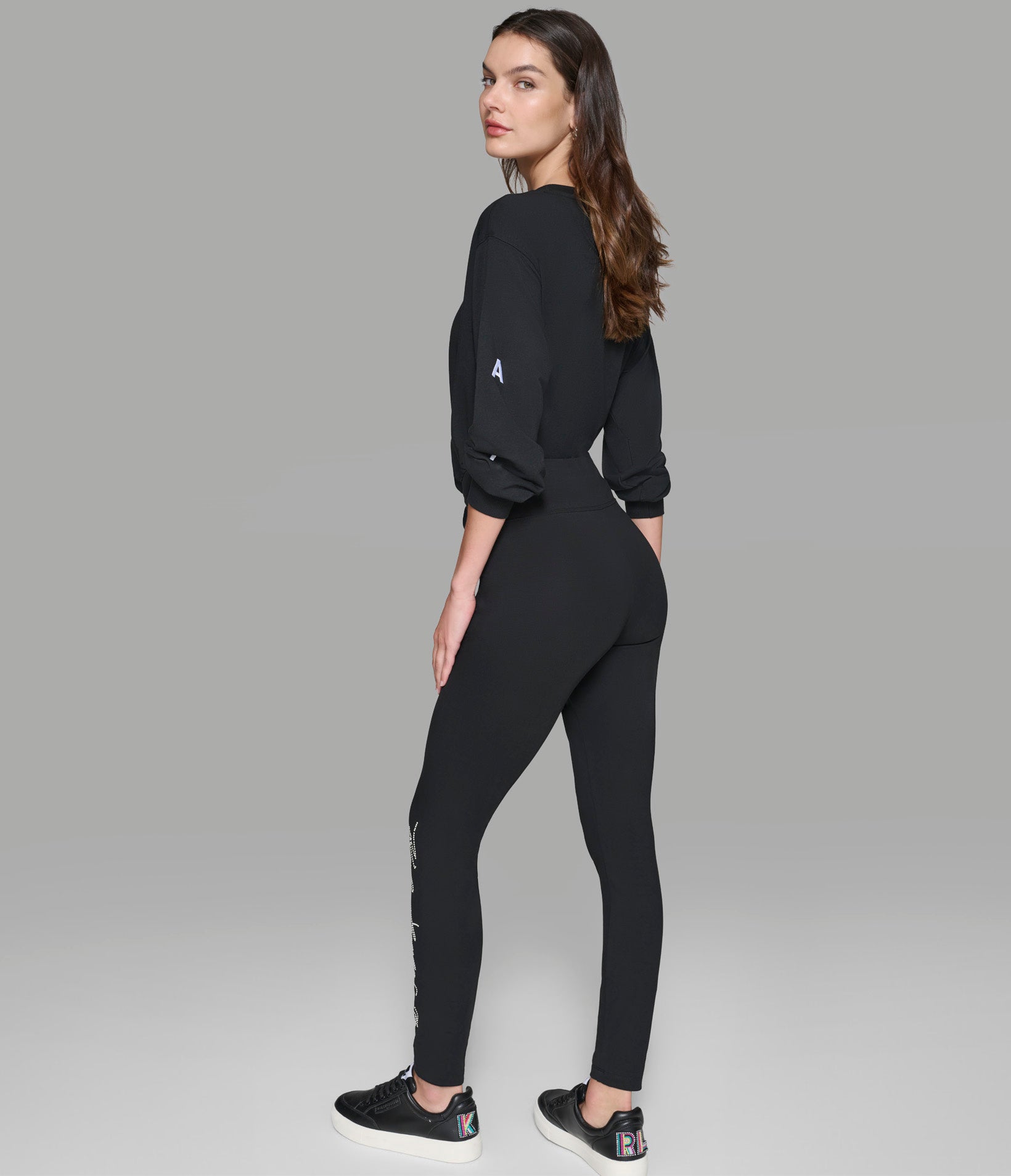 KLP SCRIPT BLACK LEGGING