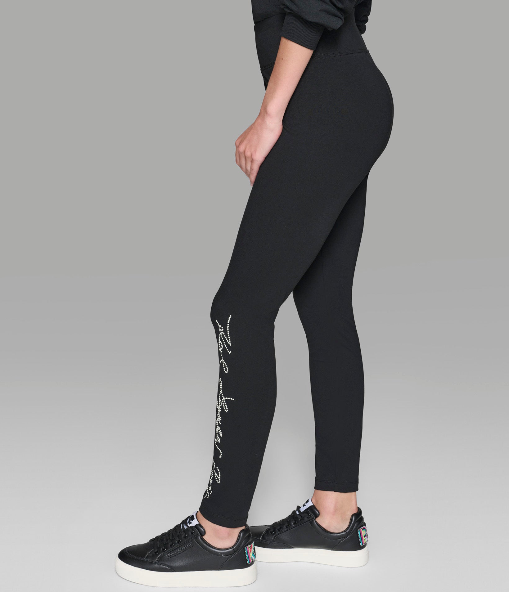 KLP SCRIPT BLACK LEGGING