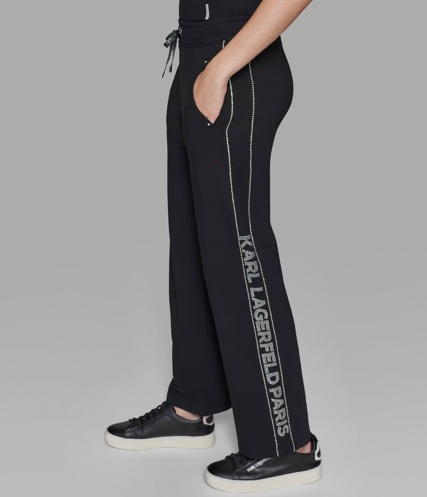 RHINESTONE LOGO TAPE JOGGER