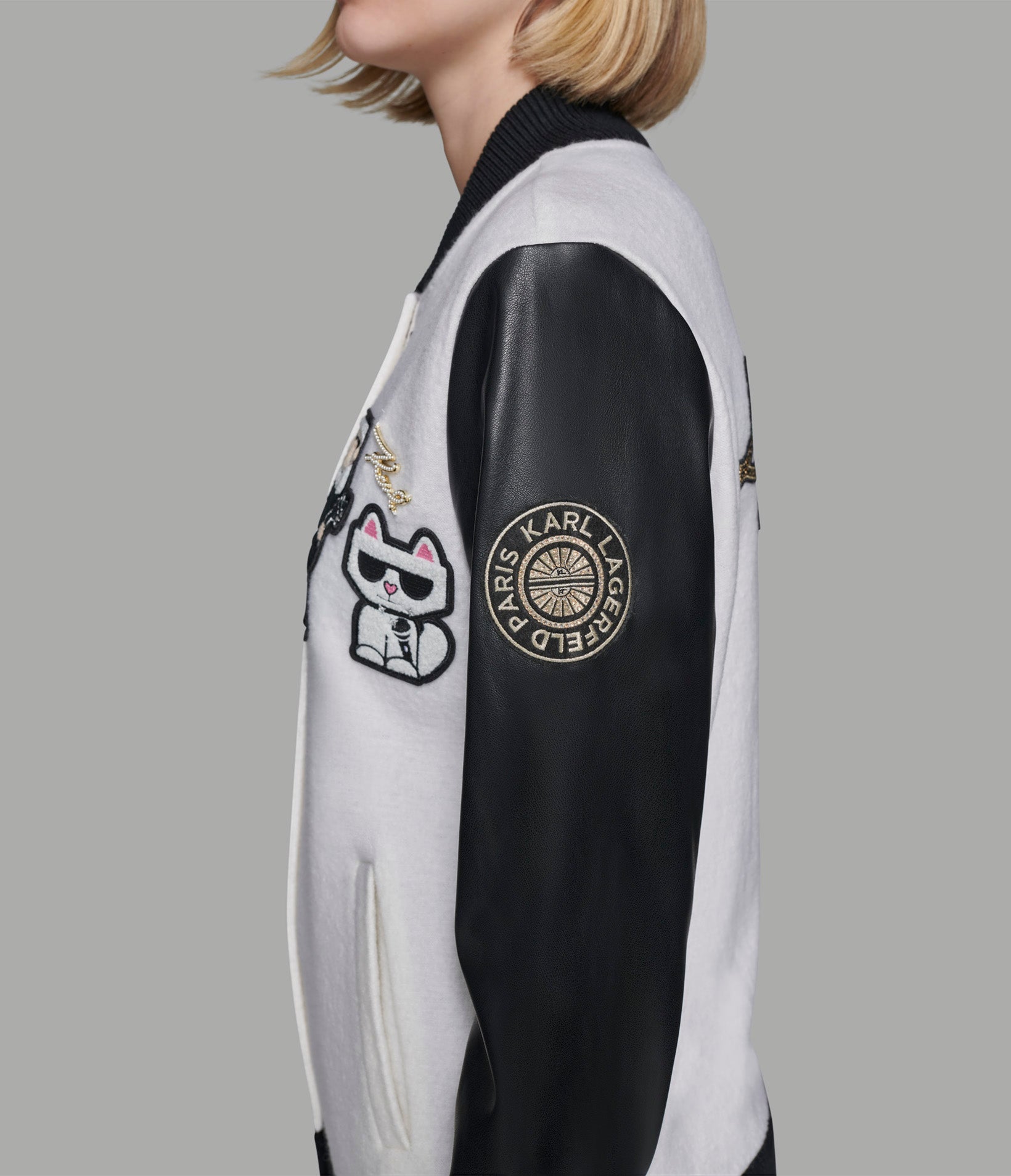 LOGO PATCH DUO VARSITY JACKET