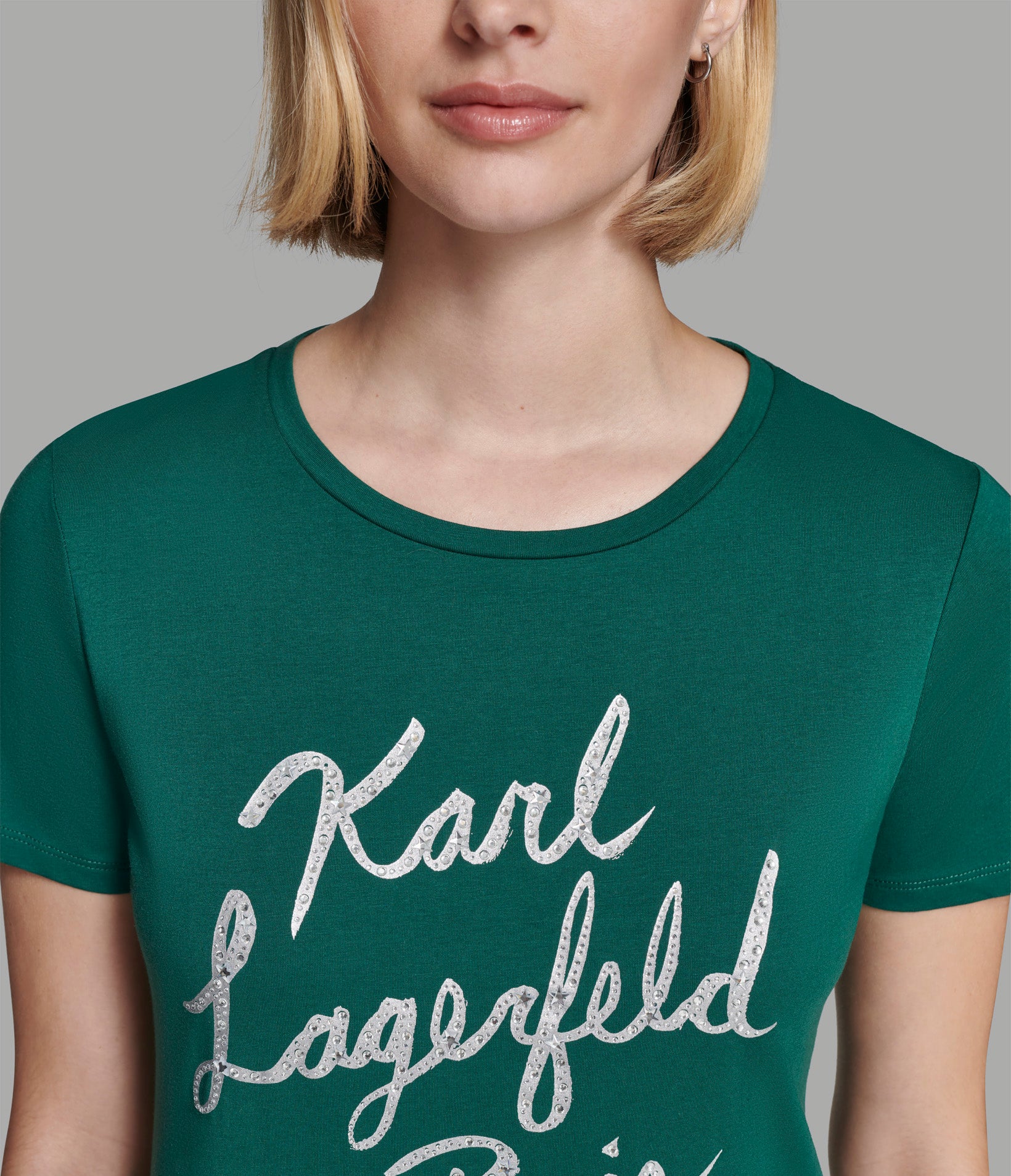 KARL SPARKLE SCRIPT TEE