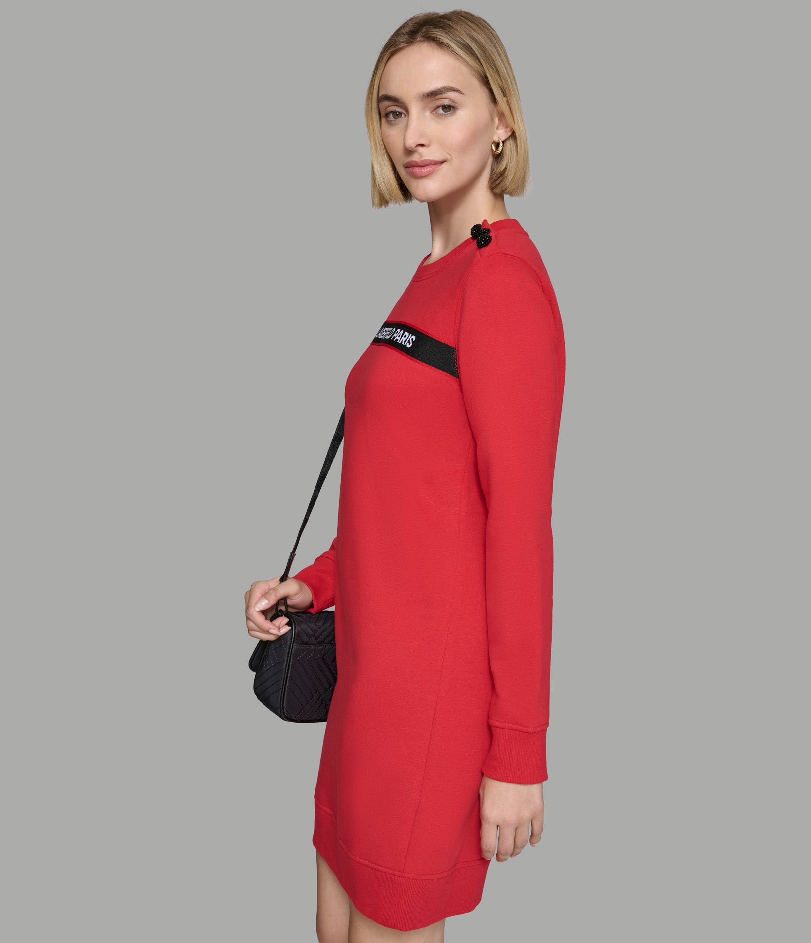 LOGO SWEATSHIRT DRESS