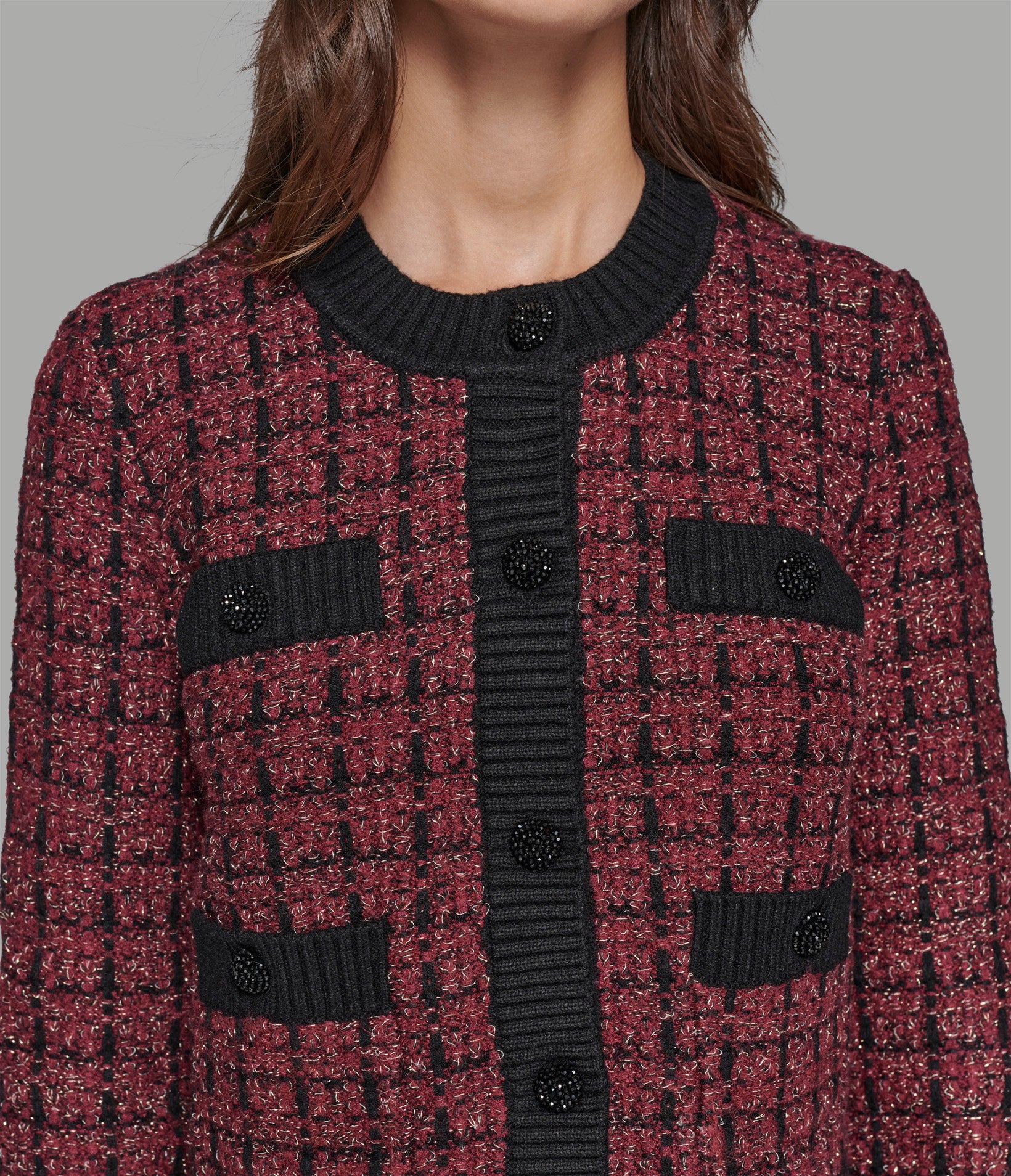 TWEED CROPPED CARDIGAN