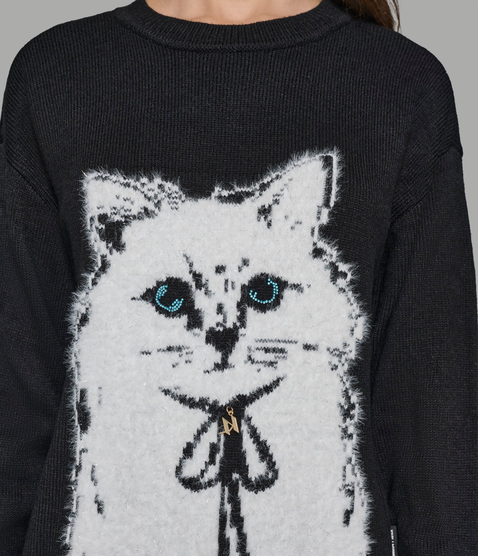 Cat sweater for women hotsell