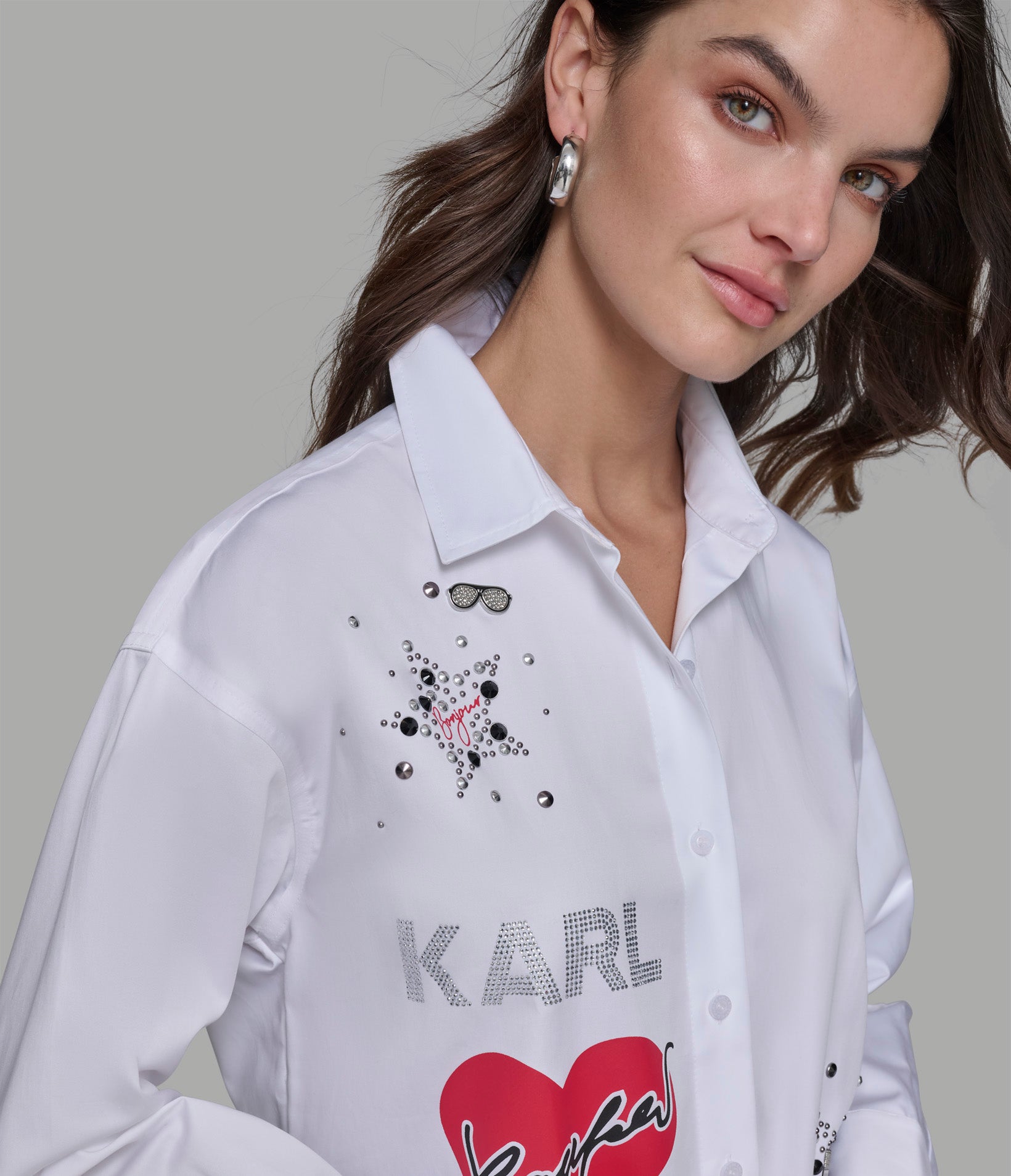 KARL ROCKSTAR SHIRT DRESS