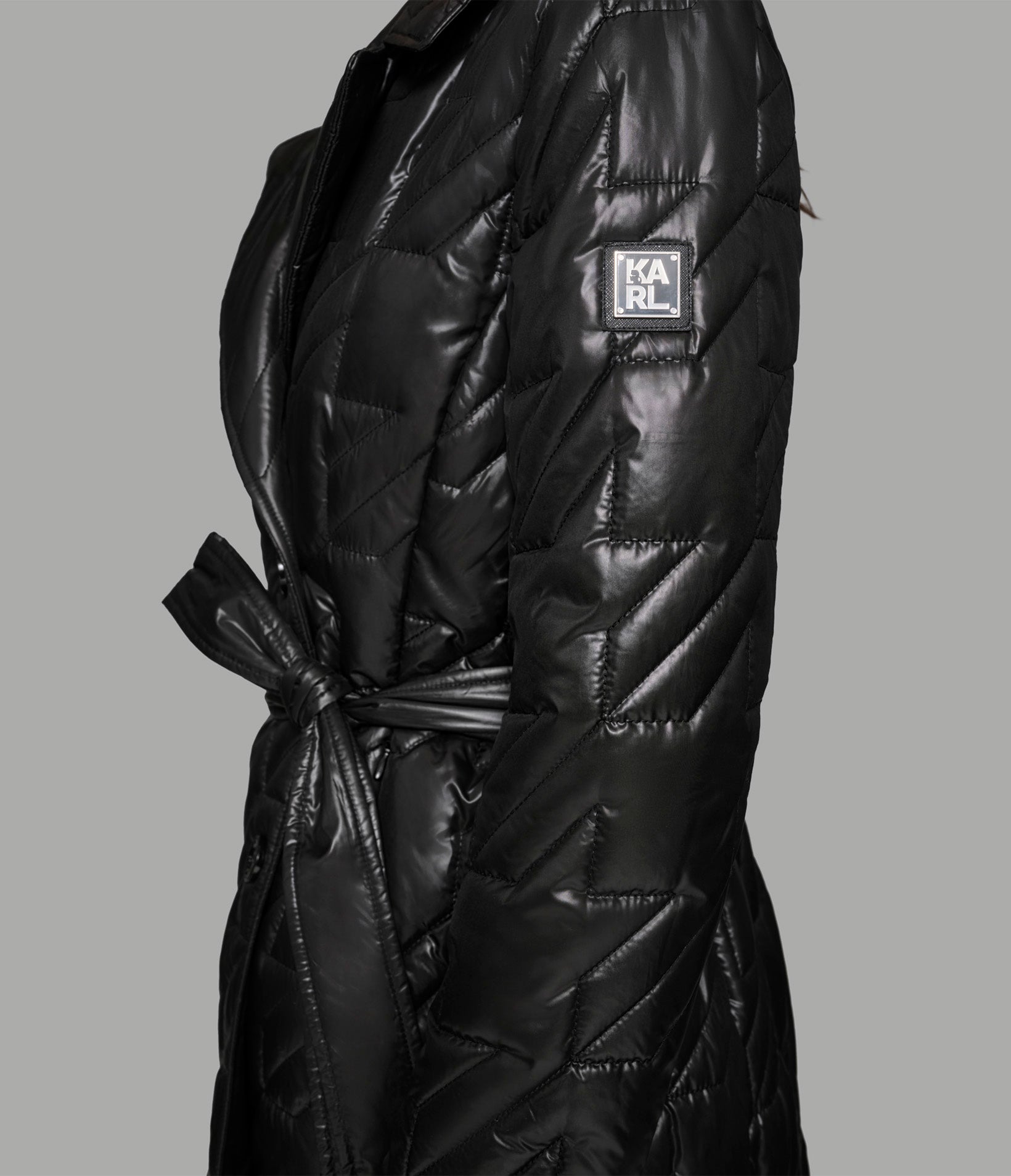 BELTED PUFFER TRENCH