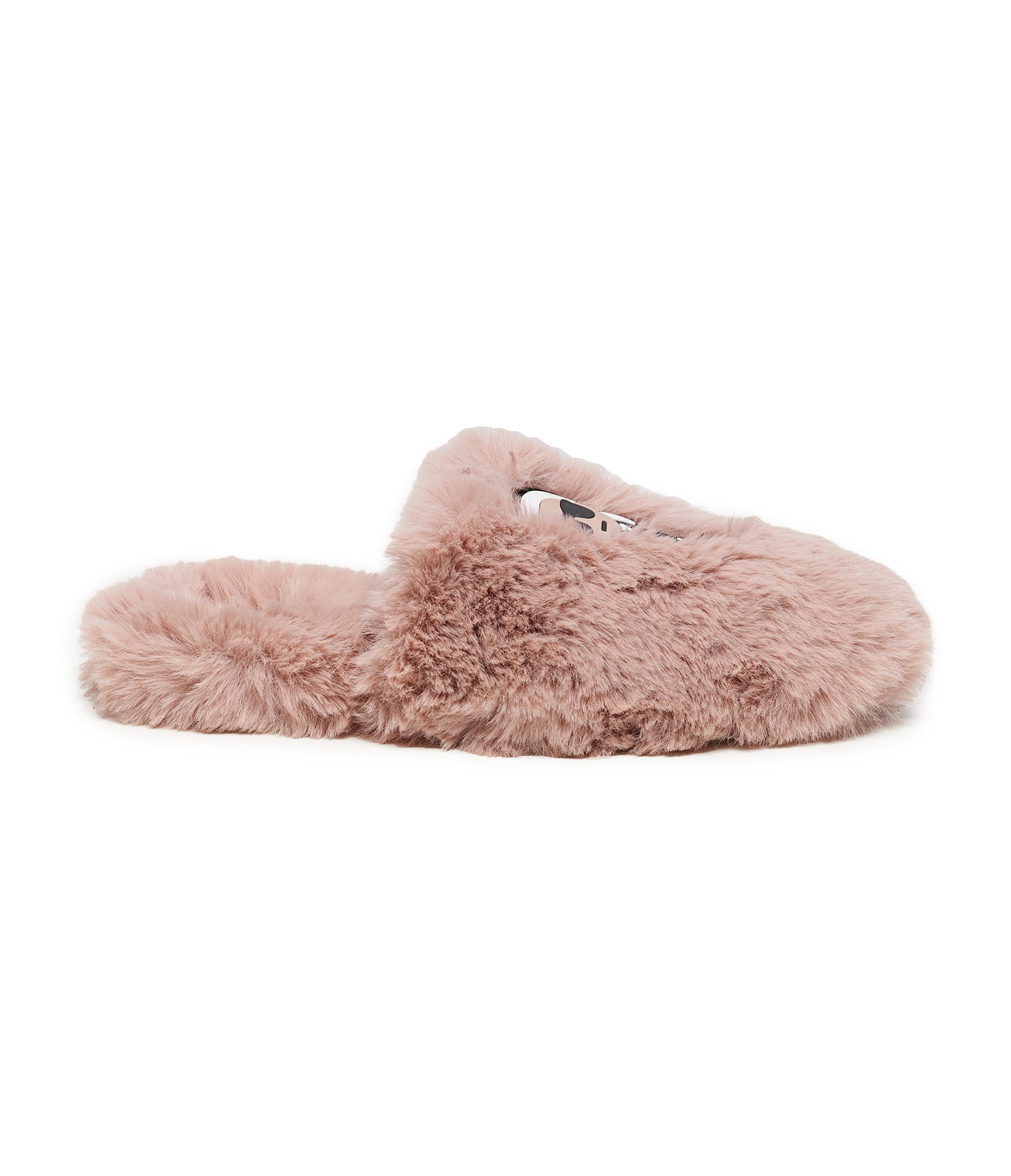 Fur cross slippers deals