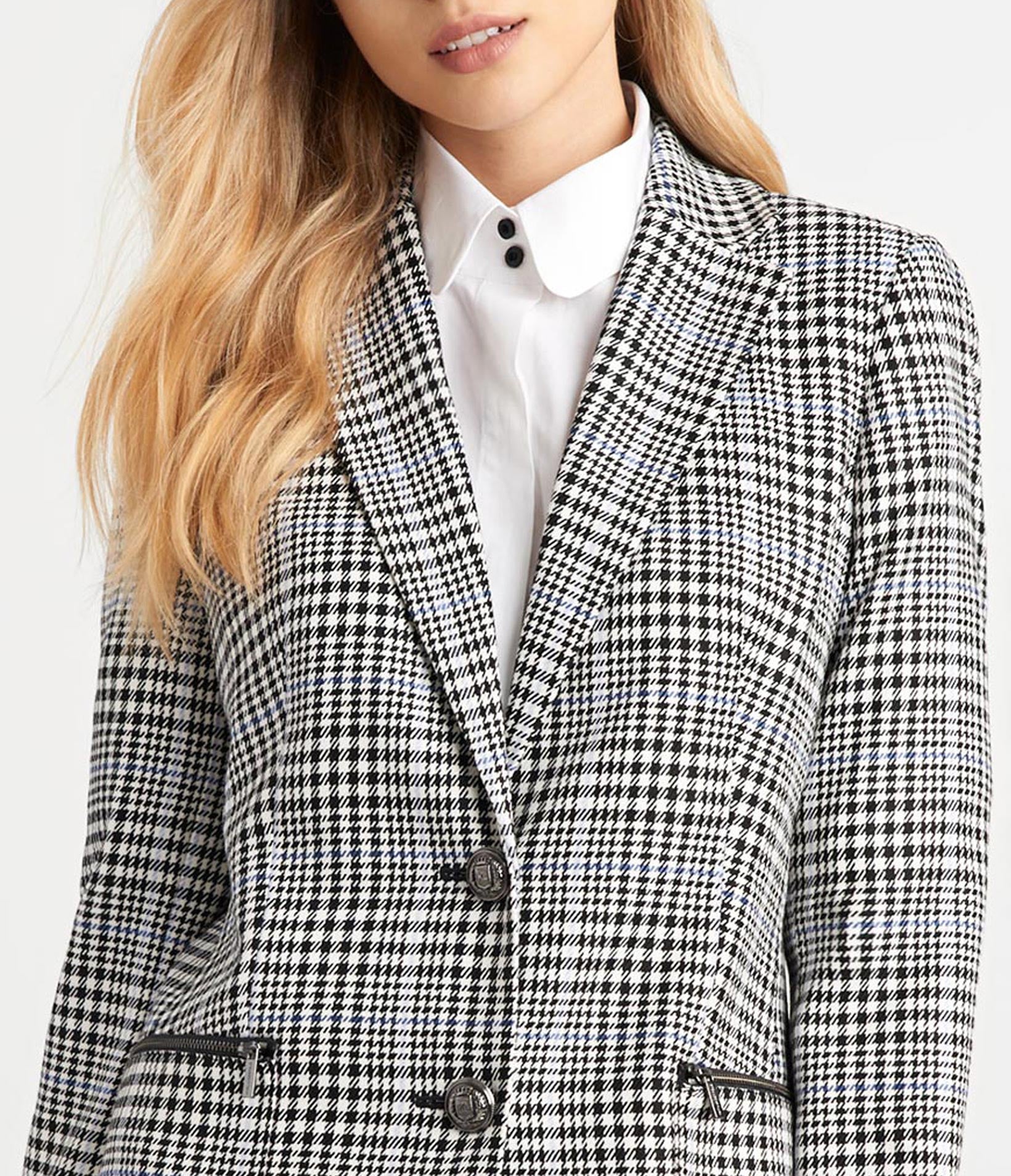 PLAID TOPPER JACKET