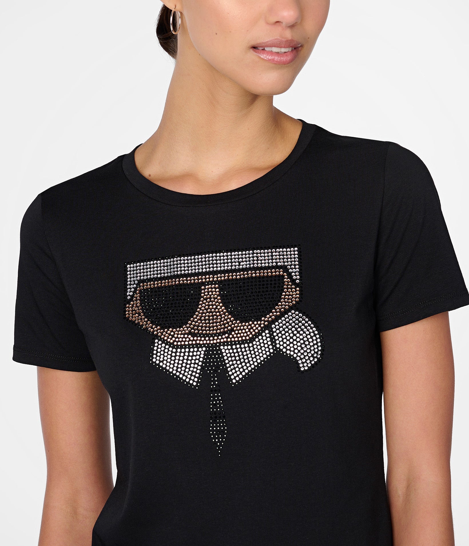 KARL SEQUIN HEAD TEE