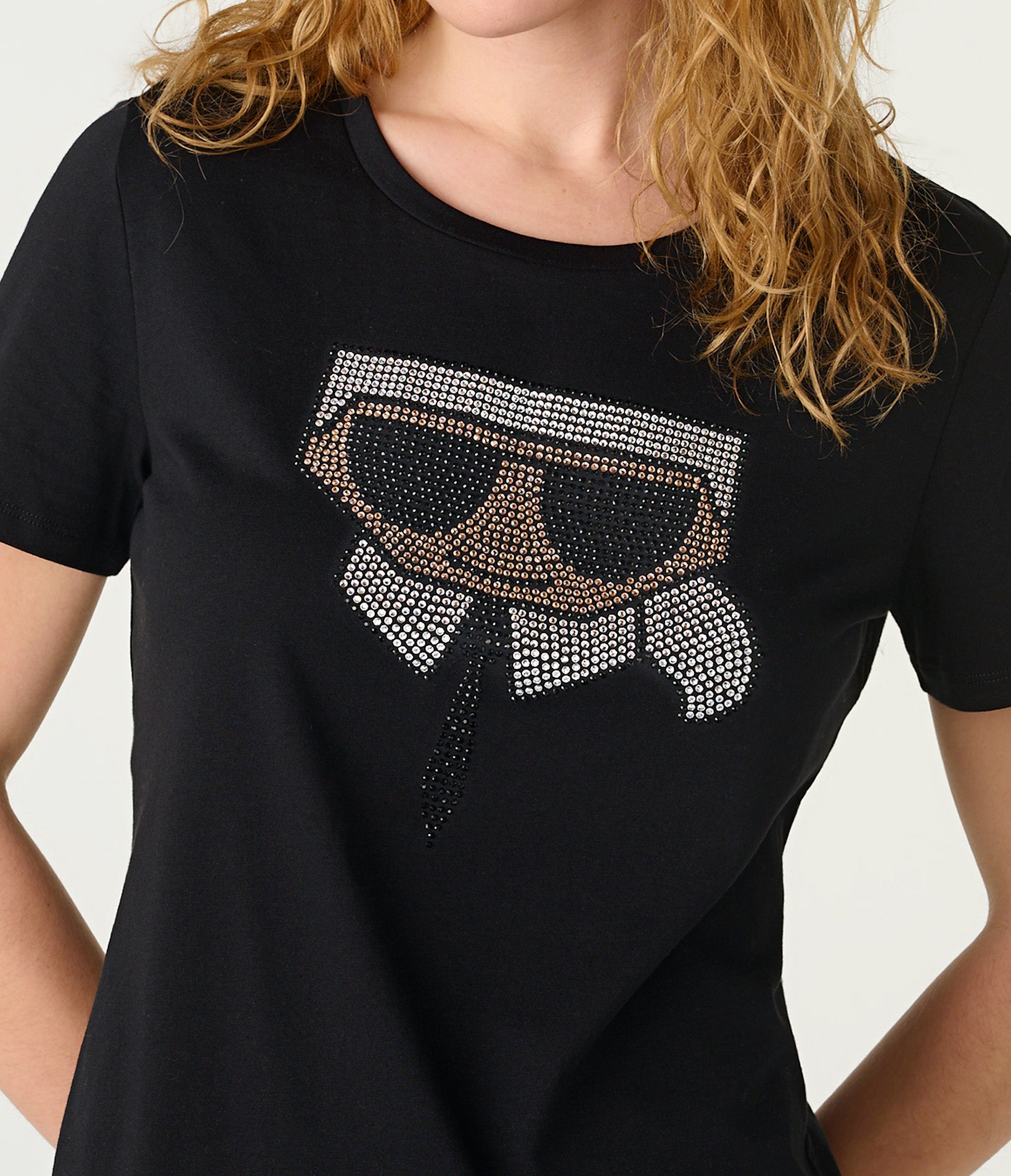 KARL SEQUIN HEAD TEE