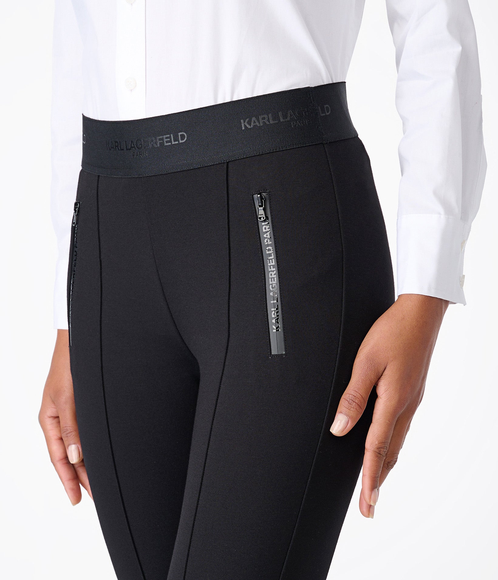 ZIPPER ANKLE COMPRESSION PANT