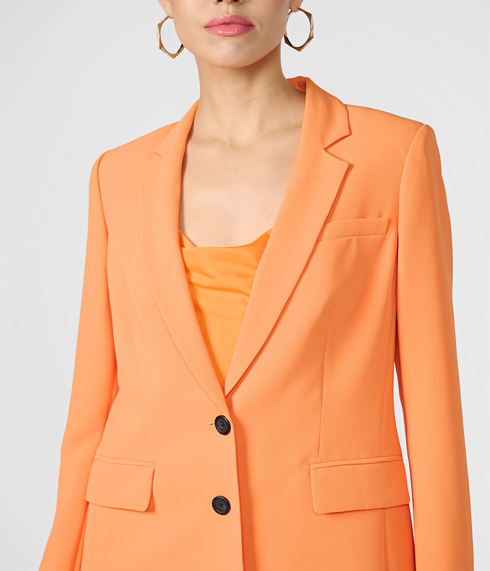 STRETCH TWILL SUITING BLAZER