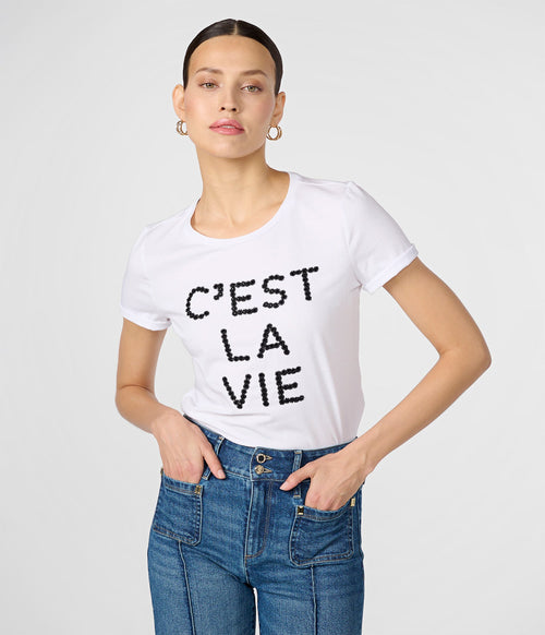 C'EST LA VIE DAISY TEE | Karl Lagerfeld Paris