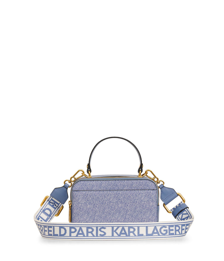 SIMONE MULTI RIVET CAMERA CROSSBODY | Karl Lagerfeld Paris