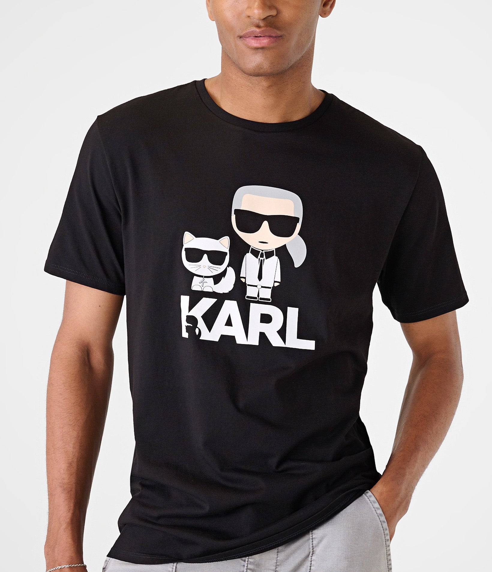 KARL AND CHOUPETTE TEE
