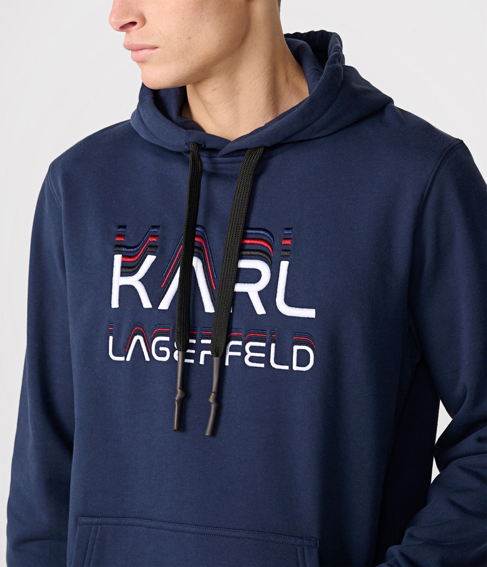 EMBROIDERED LOGO HOODIE Karl Lagerfeld Paris