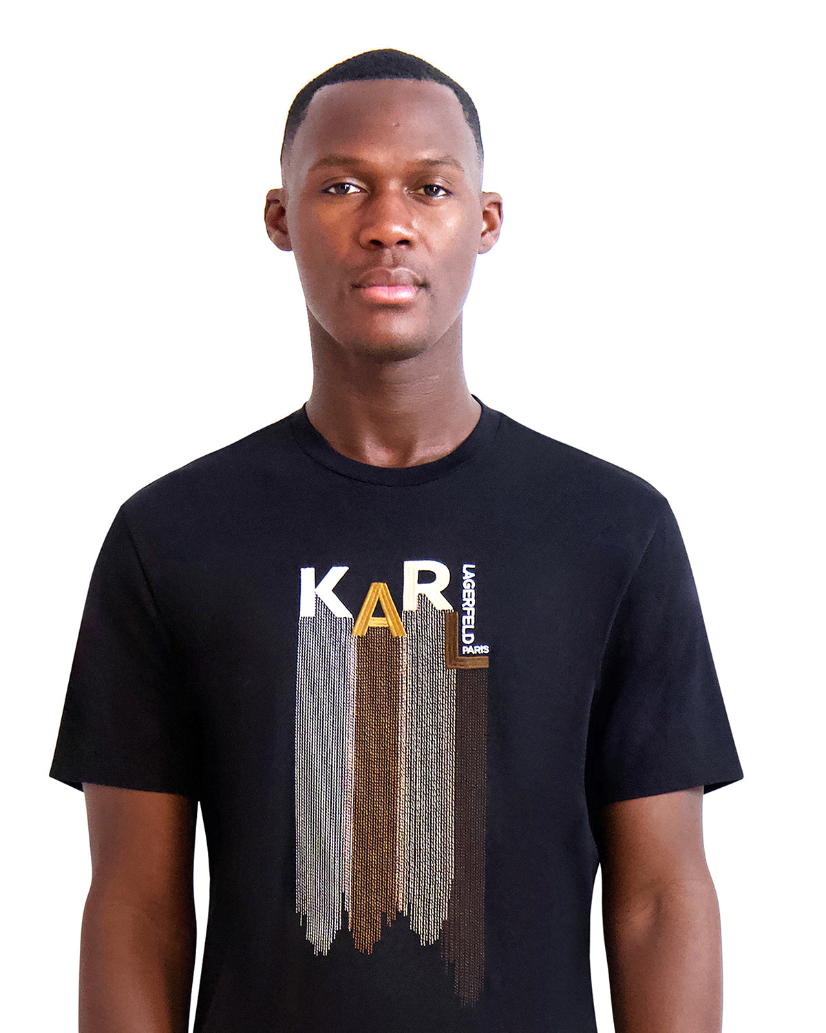 EMBROIDERED KARL LOGO T-SHIRT