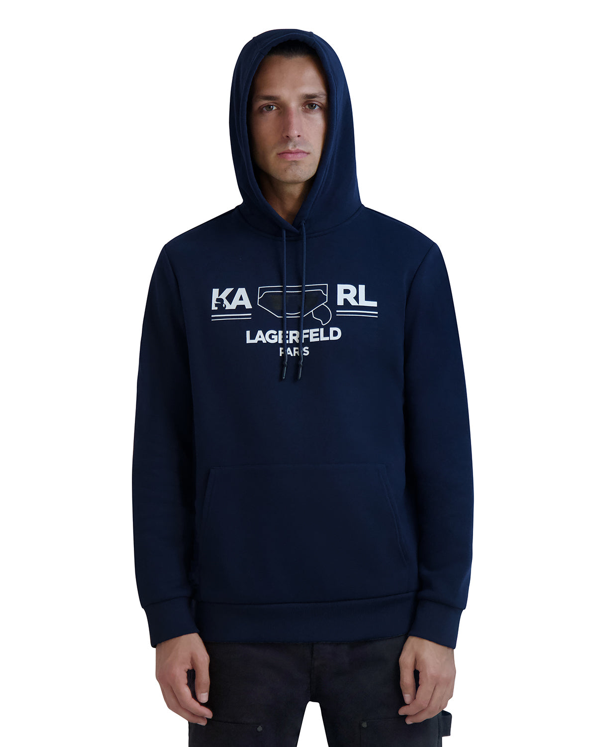 LONG SLEEVE KARL HEAD HOODIE SWEATSHIRT