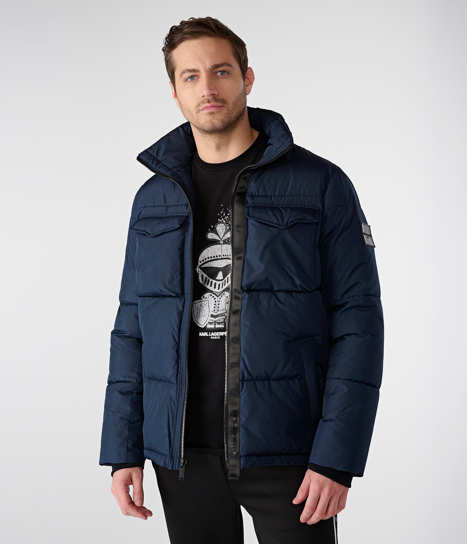 Faux down jacket online